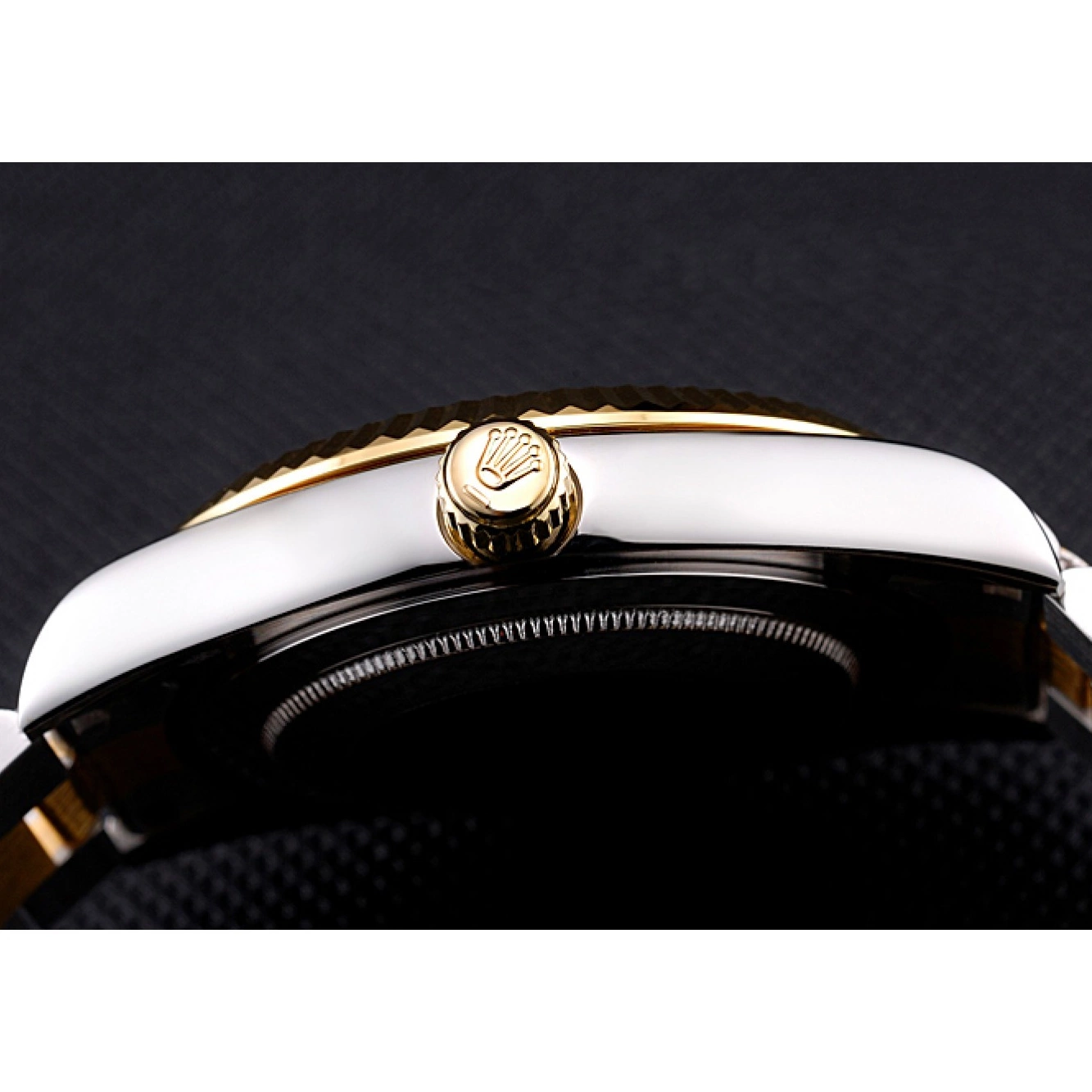 Good Copy Rolex Watches Dial Stainless Tone Gold Day-Date Two Steel 18k Rolex Gold Plated 0801